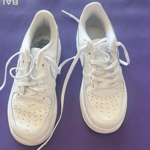 Nike White Perforated Sneakers